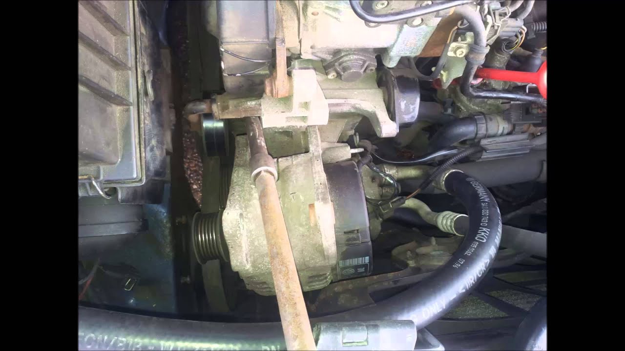 Vw Pat Jetta B4 Tdi Generatoriaus Nuemimas Alternator Removal Vw Pat Jetta B4 Tdi Generatoriaus Nuemimas Alternator Removal And Testing