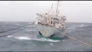 Story Wa pelaut berhatahan melawan ombak badai