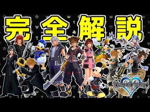 【KH3に繋がる】歴代シリーズの物語を1つの動画で徹底解説!!【ゼロから始めるキングダムハーツ】