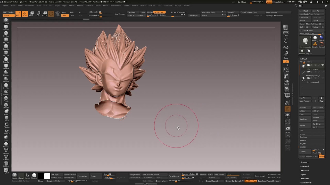 how to close holes in zbrush core