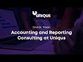 Sneak peek accounting  reporting consulting at uniqus