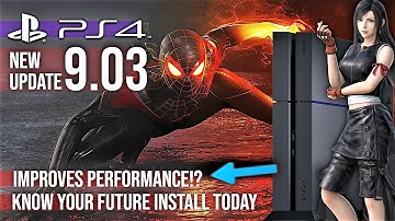 New PlayStation 4 Update 9.03 firmware 🎮 PS4 System Software Gaming News 2021