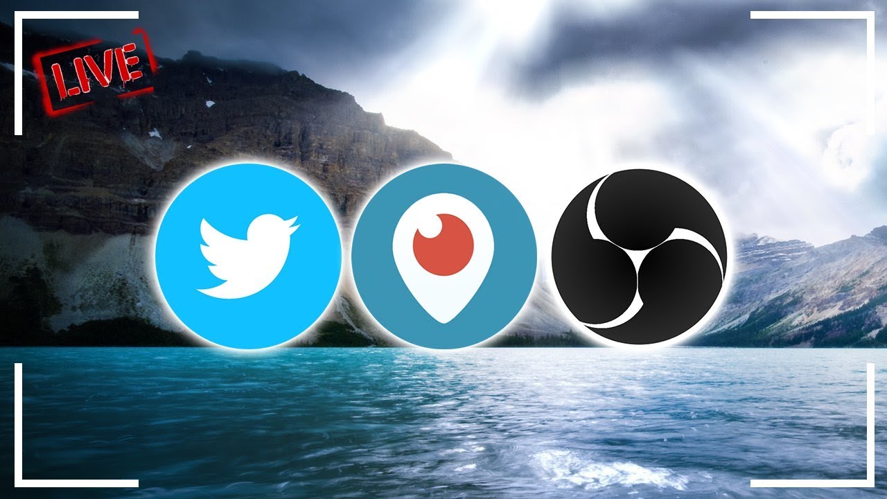 How To Livestream On Periscope Twitter With Obs Youtube