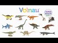 12 pcs dinosaurs