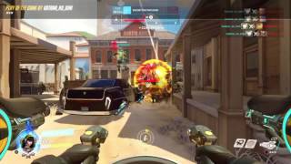 Nice D.Va teamkill in Hollywood