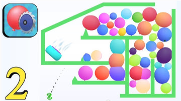 Bounce and pop - Balloon pop All Levels Gameplay Walkthrough - iOS, Android Lvl 30-60 Part 2