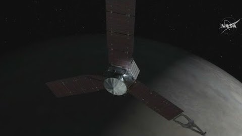 NASA Spacecraft Passing Jupiter