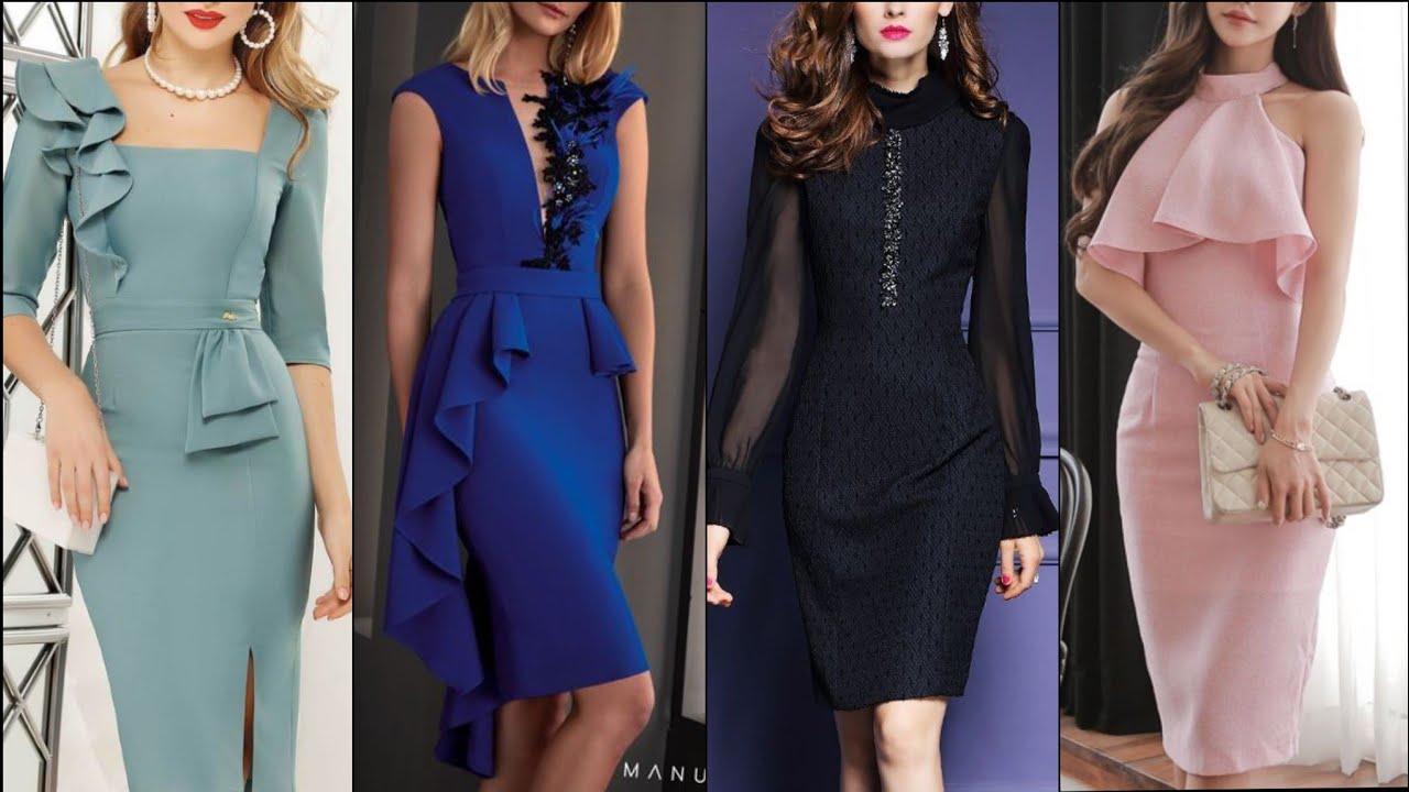 Fantasy Luxurious Midwinter 2023/24 Sheath Cocktail Dresses/ Office Wear Bodycon - Youtube