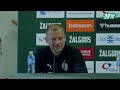 Šimkus | Konferencija | Žalgiris - Hamrun | Conference