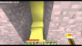 Minecraft - Hidden Stairs & Passageway with Pistons Mod