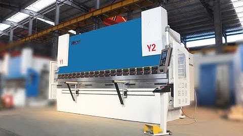 HARSLE 4-Axis CNC Press Brake with DA52S, Smart B12540 hydraulic bending machine in Argentia