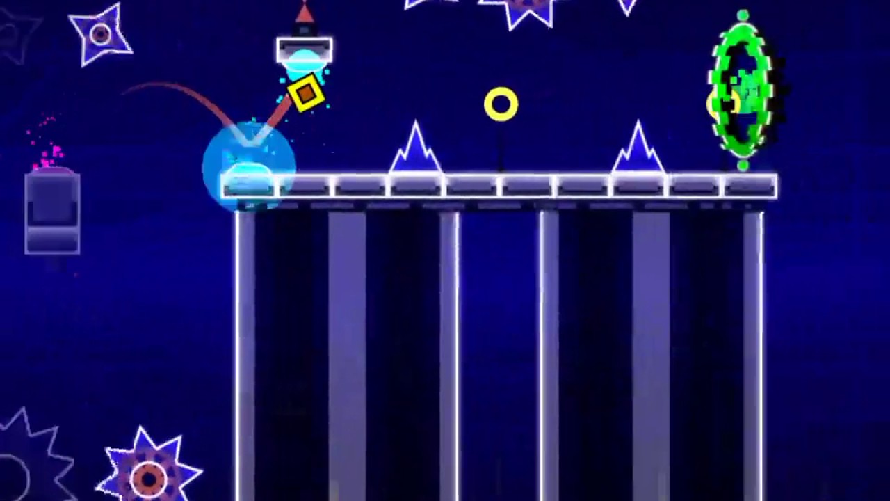 Geometry dash - Level mix 1 attempt (1-18) - YouTube
