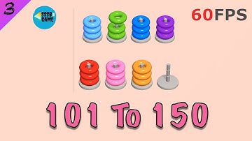 Hoop Stack: Level 101 To 150 , iOS Walkthrough