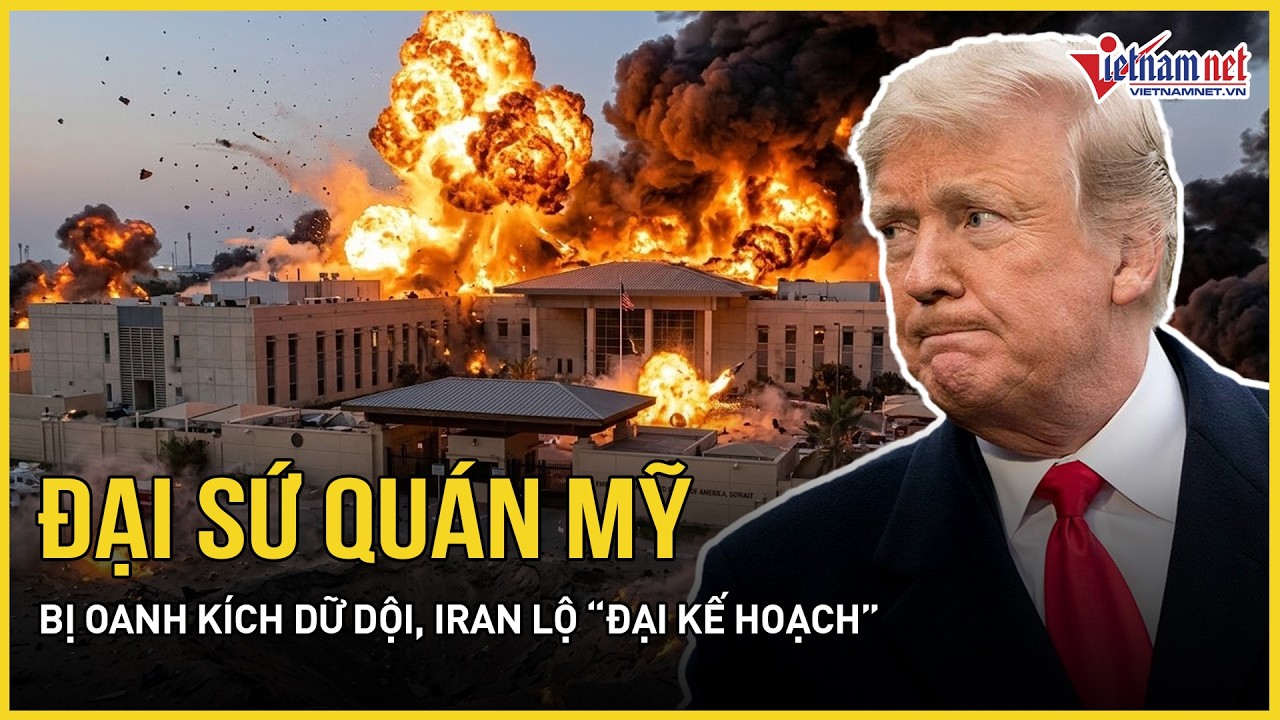 Trung Đông 3/3: Đại sứ quán Mỹ bị oanh kích dữ dội, Iran lộ “đại kế hoạch”, 500 điểm nóng tan tành