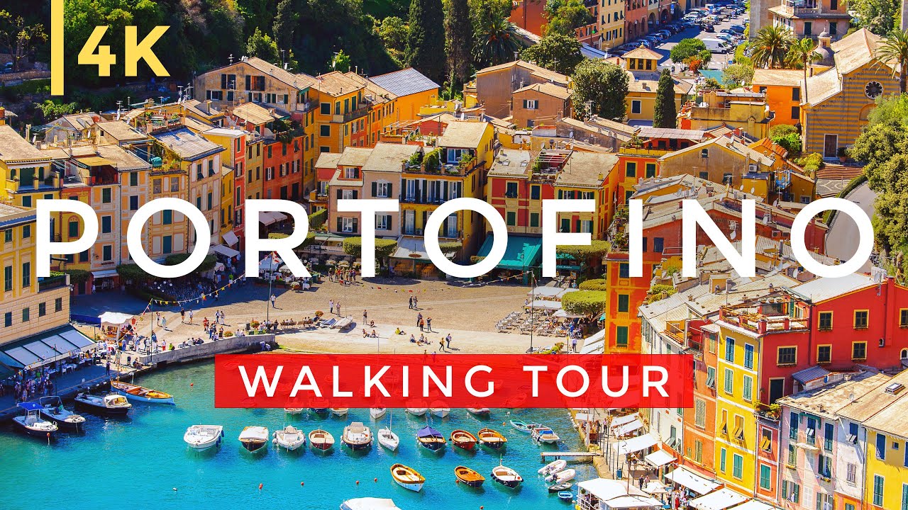 Explore The Stunning Beauty Of Portofino In 4K - Portofino Walking Tour ...