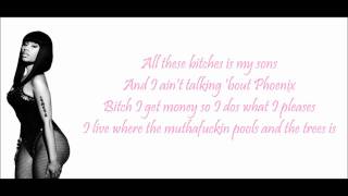 Nicki Minaj - Did it on &#39;em Lyrics Video