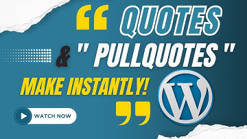 How to Add Quote & Pullquote Text in WordPress (Gutenberg & Classic Editor Tutorial)