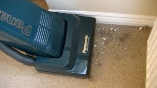 Panasonic MC E47 Upright Vacuum Cleaner Demonstration & Review