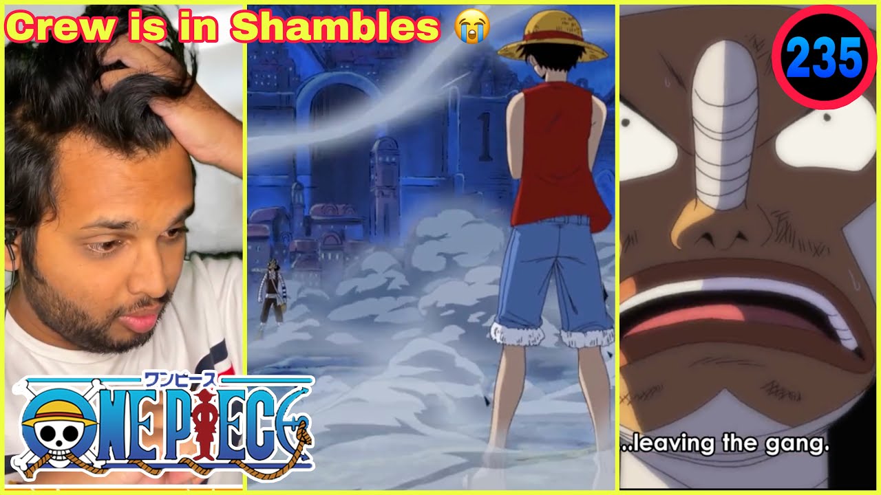 Usopp leaves the crew 😭! I cant take it !! One Piece Episode 235