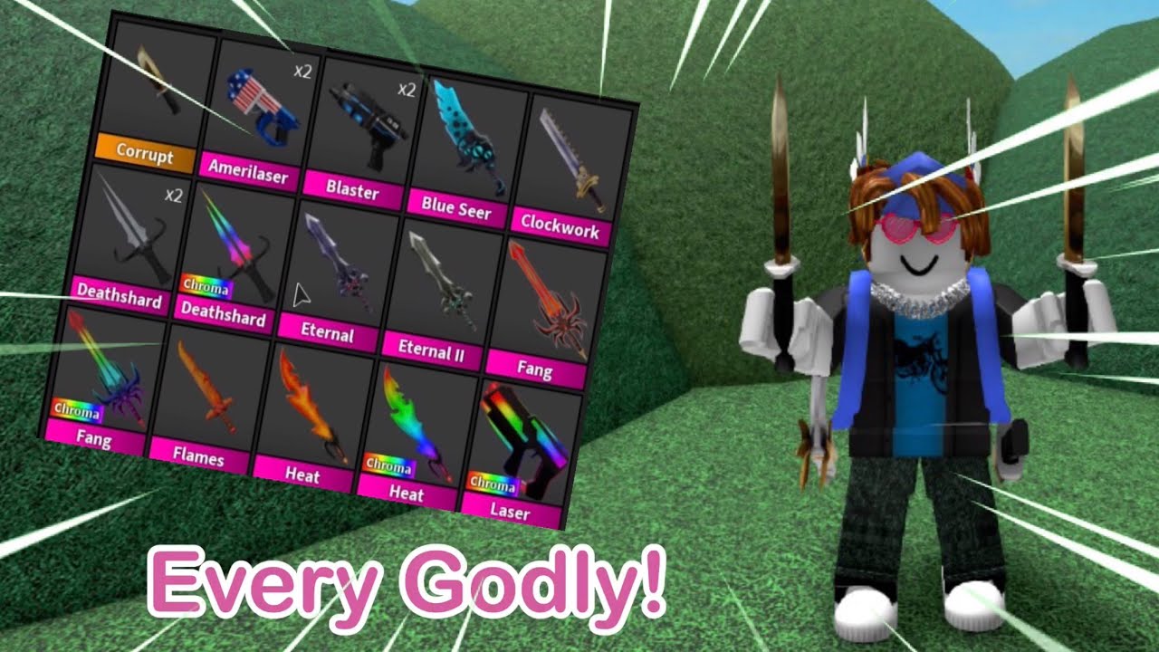 Roblox Murder Mystery 2 Mm2 godlys GREEN SEER