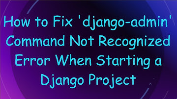 How to Fix 