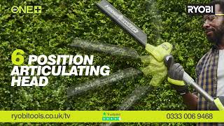 Ryobi EZ Reach 18V ONE+™ Cordless 3m Telescopic Pole Hedge Trimmer