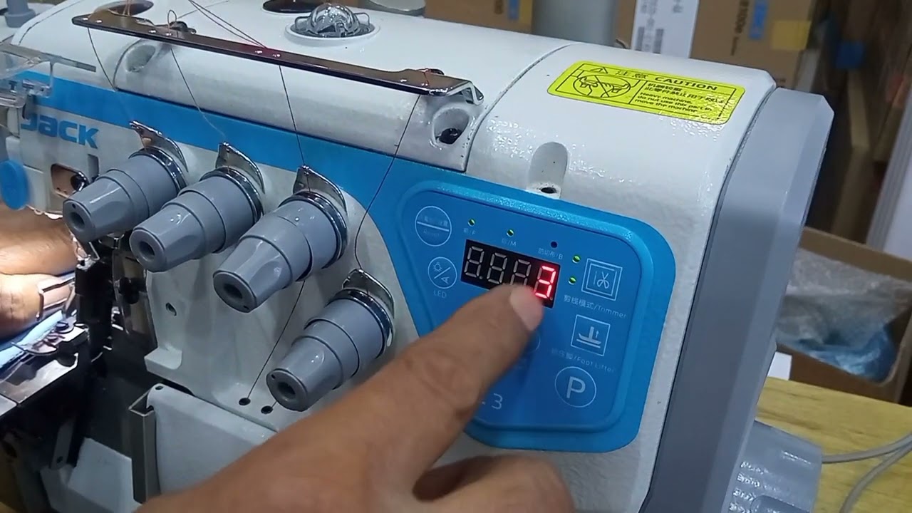 Manejo y Calibración de la REMALLADORA JACK C3