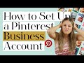 How to create a PINTEREST ACCOUNT for Business Tutorial - Pinterest Marketing Strategy (2020)