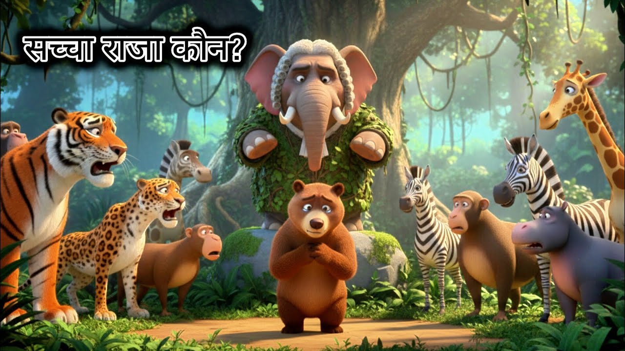 जब जंगल में हुआ चुनाव | सच्चा राजा कौन? | 3D Emotional Cartoon Story