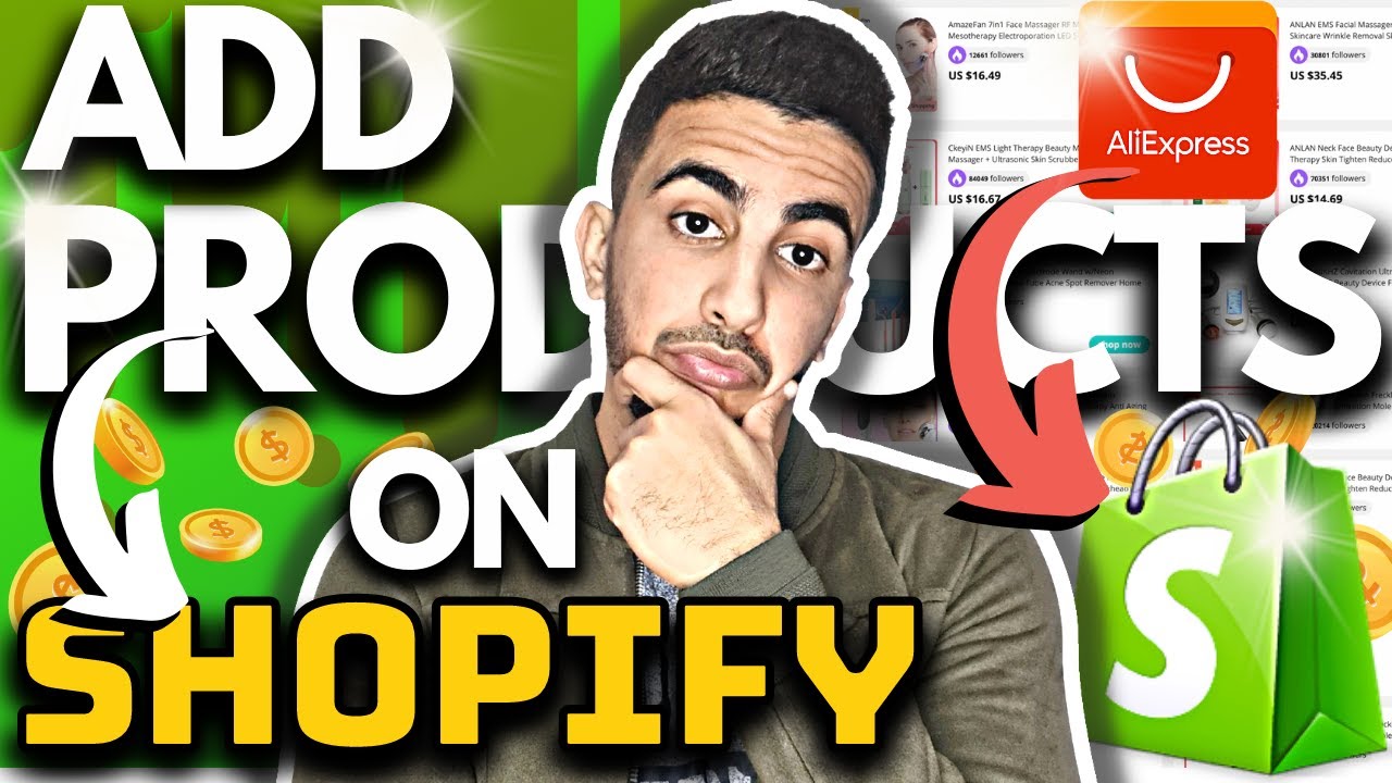 How To Add Products To Your Shopify Dropshipping Store - YouTube