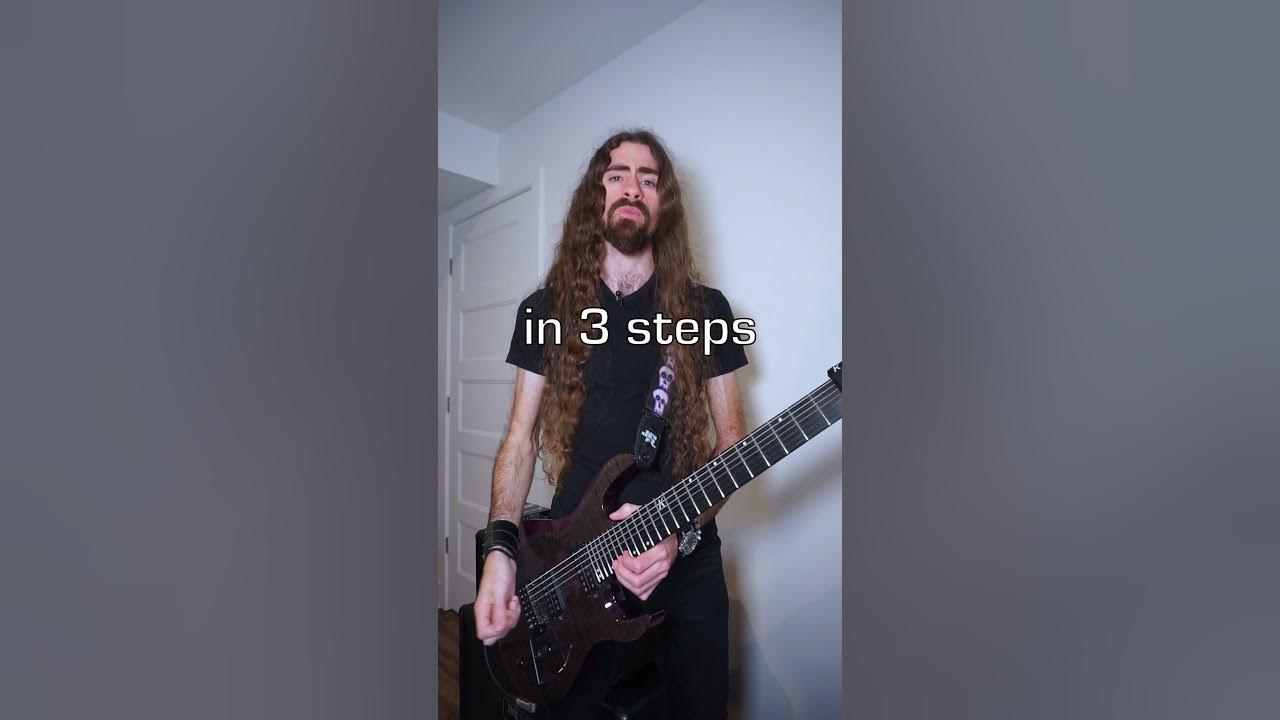 Dimebag's Walk solo guitar dive tutorial #pantera