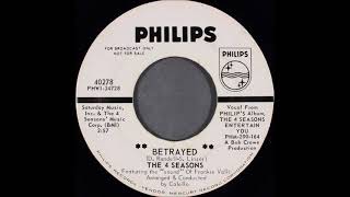 The 4 Seasons (w Frankie Valli) - Betrayed (acapella almost )