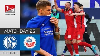 When a Hattrick is Not Enough | Schalke 04 - Hansa Rostock 3-4 | Highlights | MD 25 -  Bundesliga 2