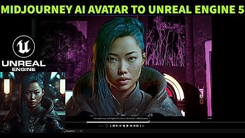 Midjourney AI Avatar to Unreal Engine 5 Tutorial
