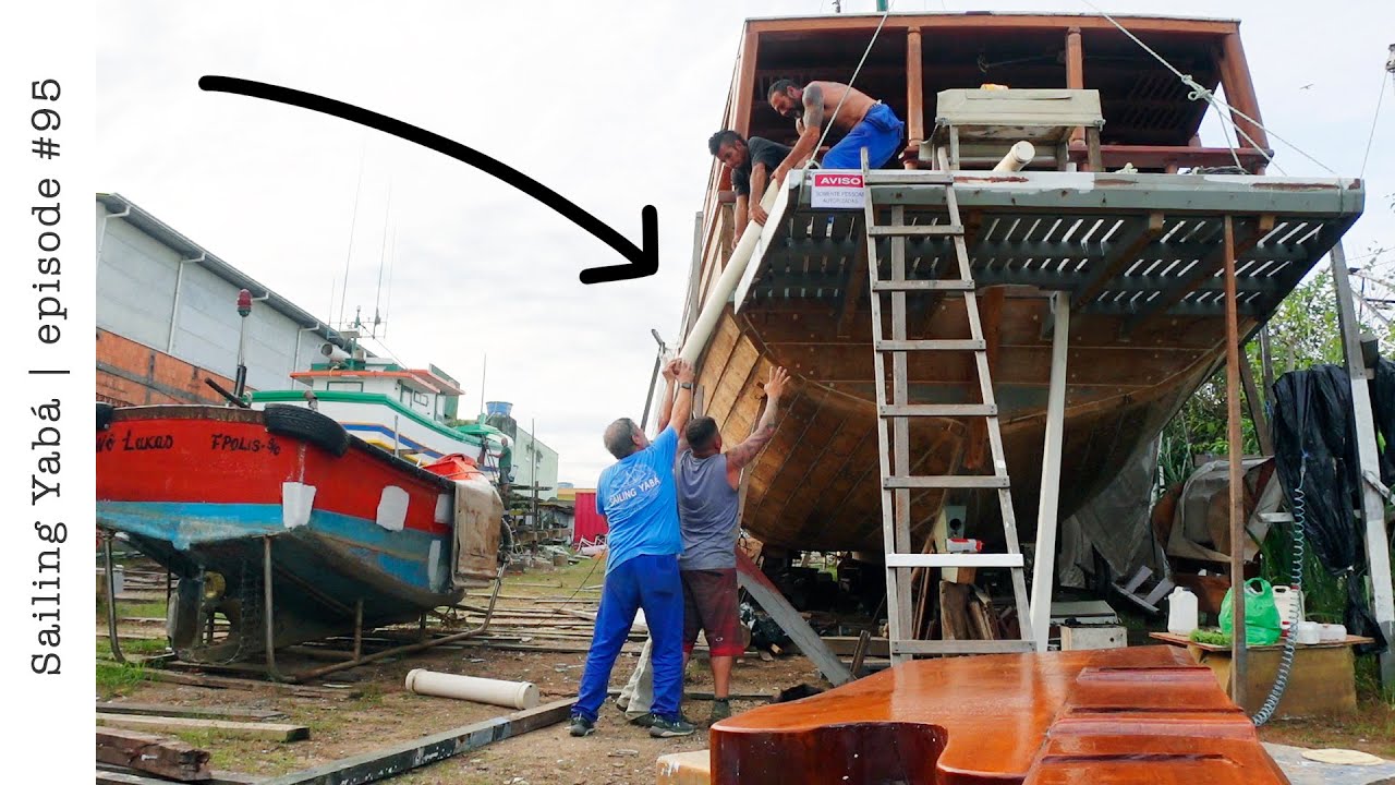 Innovative BALLAST idea for our wooden rescued SAIL BOAT! — Sailing Yabá #95