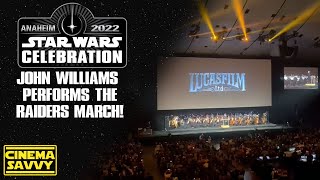 JOHN WILLIAMS PERFORMS THE INDIANA JONES THEME! - STAR WARS CELEBRATION 2022 - Cinema Savvy