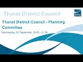 Thanet district council  planning committee  20 september 2023