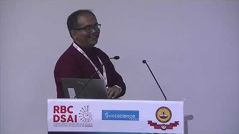Day 2 | First RBCDSAI - Web Science Symposium  | Prof. Niloy Ganguly | IITKGP