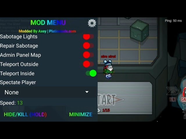 [UPDATED] Among Us Mod Menu V2021.12.15 With 100+ Features
