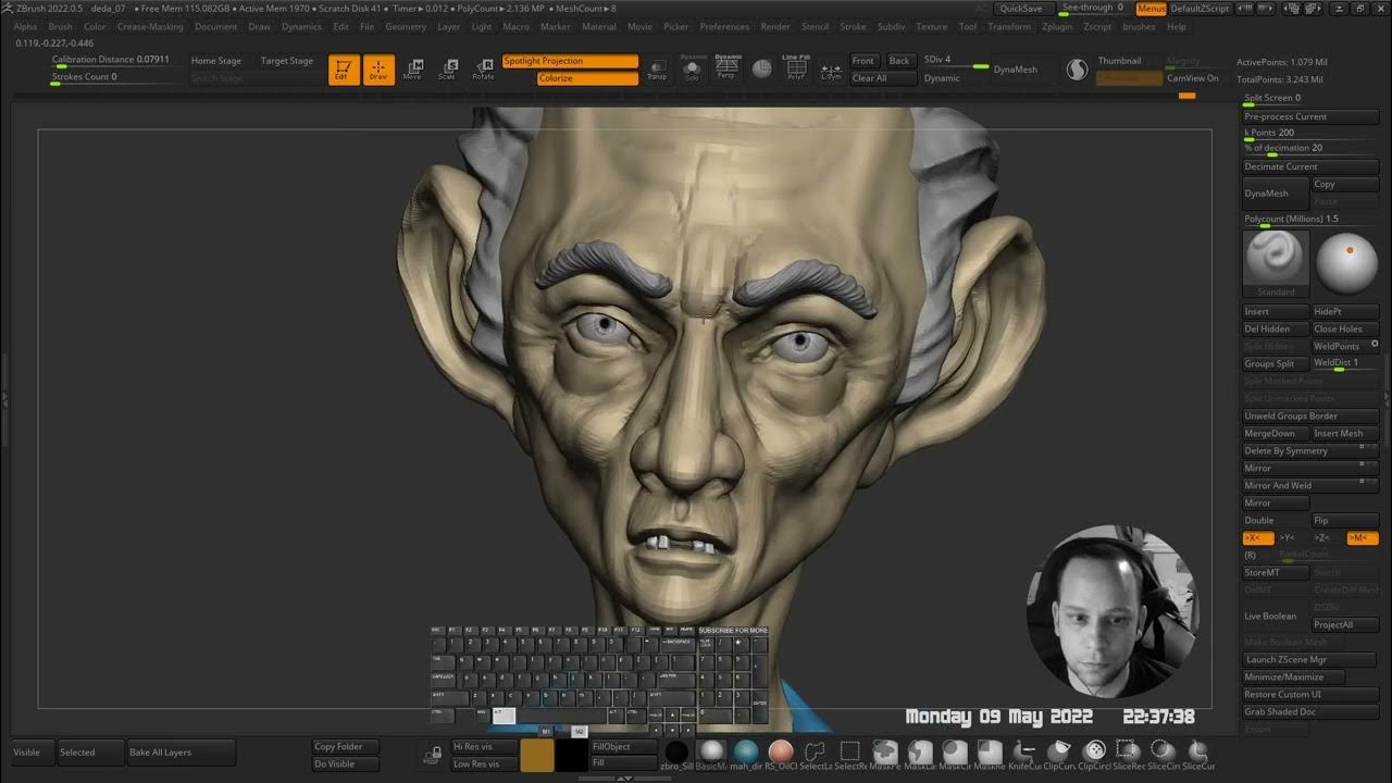 relax zbrush