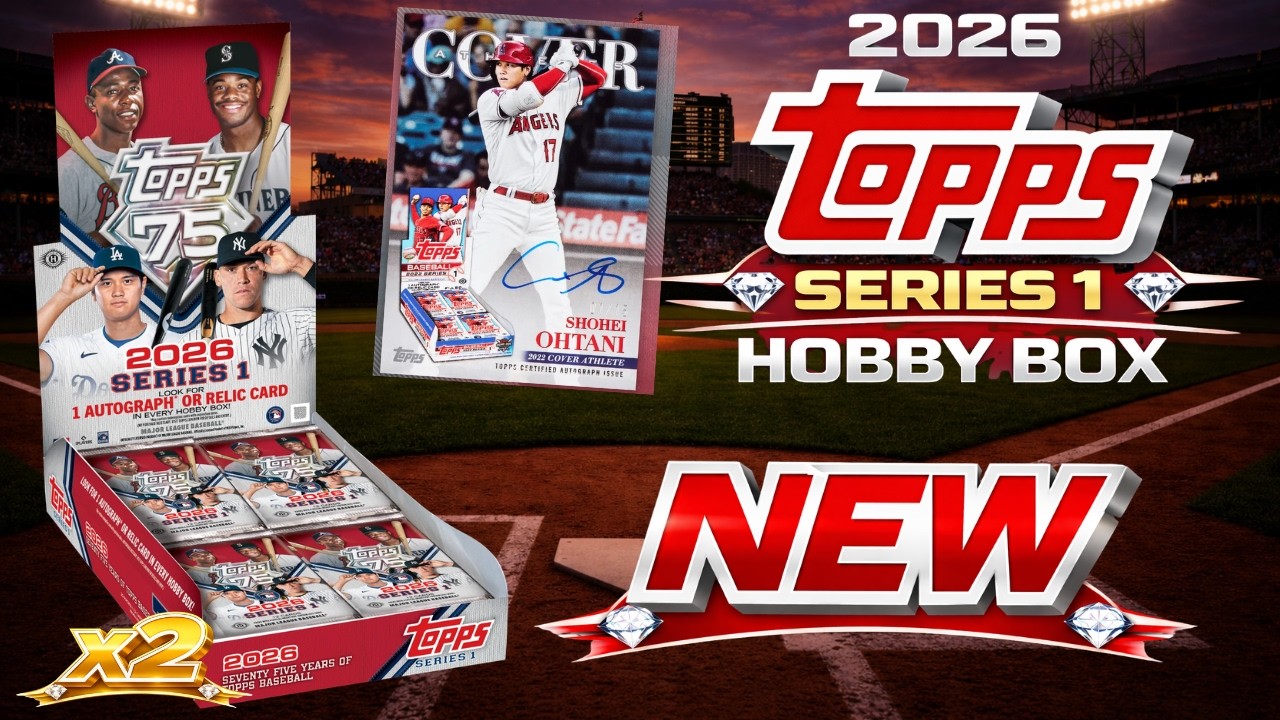*🚨НОВЫЙ ХОББИ-БОКС TOPPS SERIES 1 2026 ГОДА* - СТОЯТ ЛИ ОНИ СВОИХ ДЕНЕГ?!