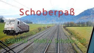 Führerstandsmitfahrt | Cab Ride | Schoberpass Selzthal  Wald a/S. | Austria | BR 185