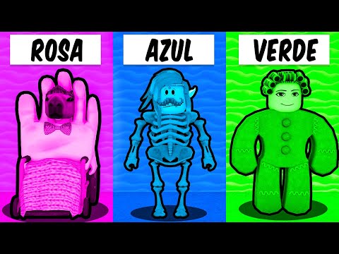 We can only hide in ONE COLOR! Roblox