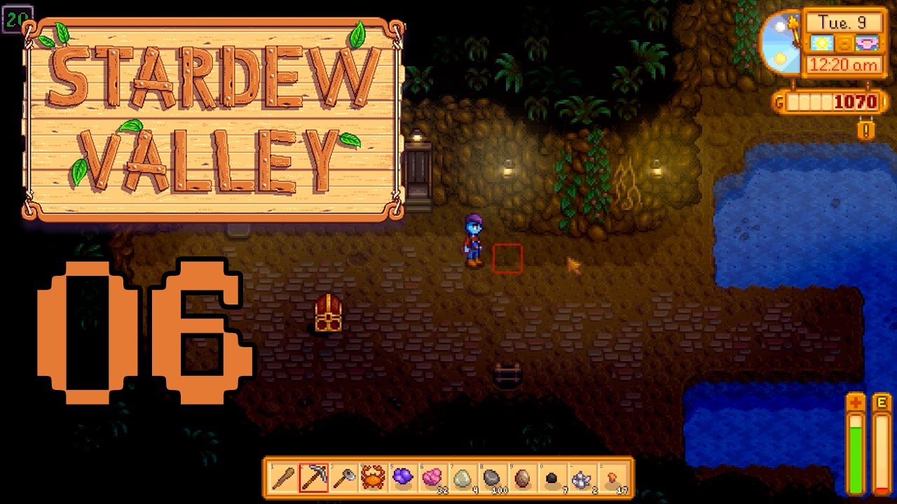 gaming logo STARDEW VALLEY - Episode 06 - Level 20 of the Mines