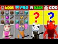 Minecraft NOOB vs PRO vs HACKER vs GOD ROBLOX PIGGY 4 Crafting Challenge (Animation)