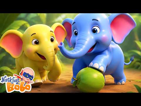 Ek Mota Hathi | Hathi Raja Kaha Chale | Aalu Kachalu | Hindi Poem Nursery Rhymes | Kids Balgeet Song