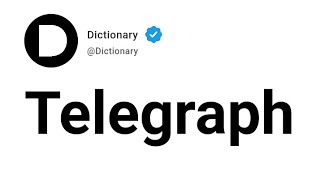 Telegraph Meaning In English
