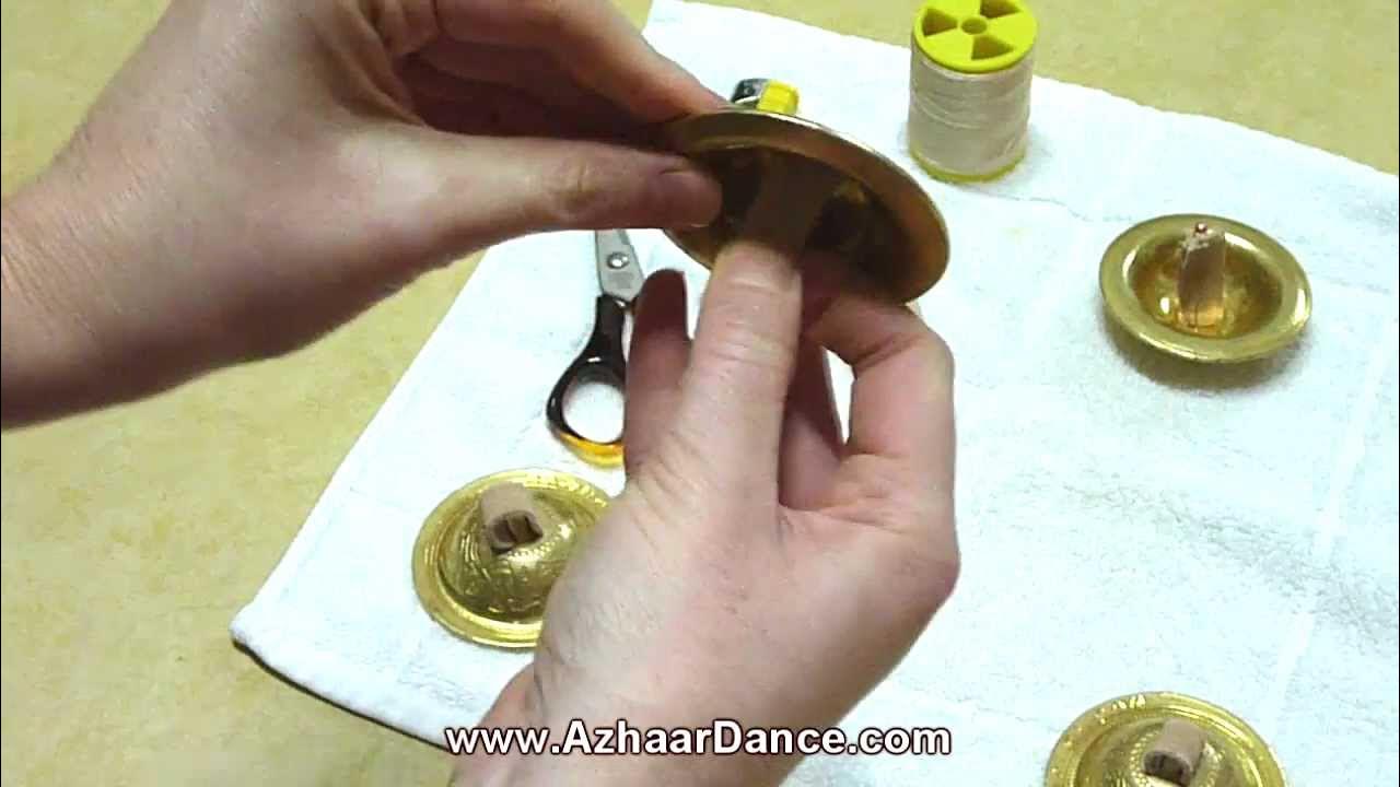 How to Sew Elastic Finger Cymbals with Belynda Azhaar YouTube