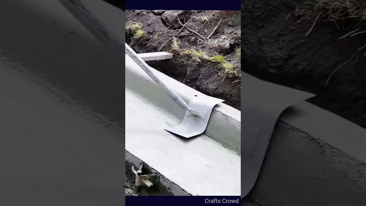 Perfect Concrete Curb Finishing Tool in Action