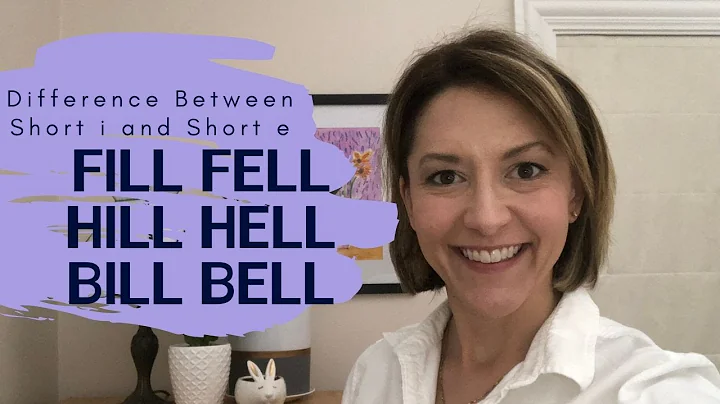 Learn to Pronounce BILL BELL, FILL FELL, HILL HELL - American English Pronunciation Lesson #english